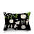 Chartreuse / noir / blanc cassé