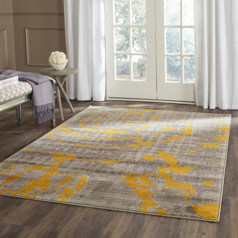 Lenexa Performance Abstract Rug, Rectangle 5'2" x 7'6"