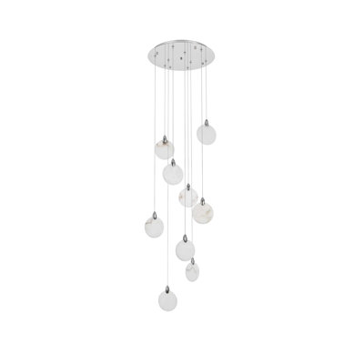 Luminaire suspendu en albâtre 20 po Avery
