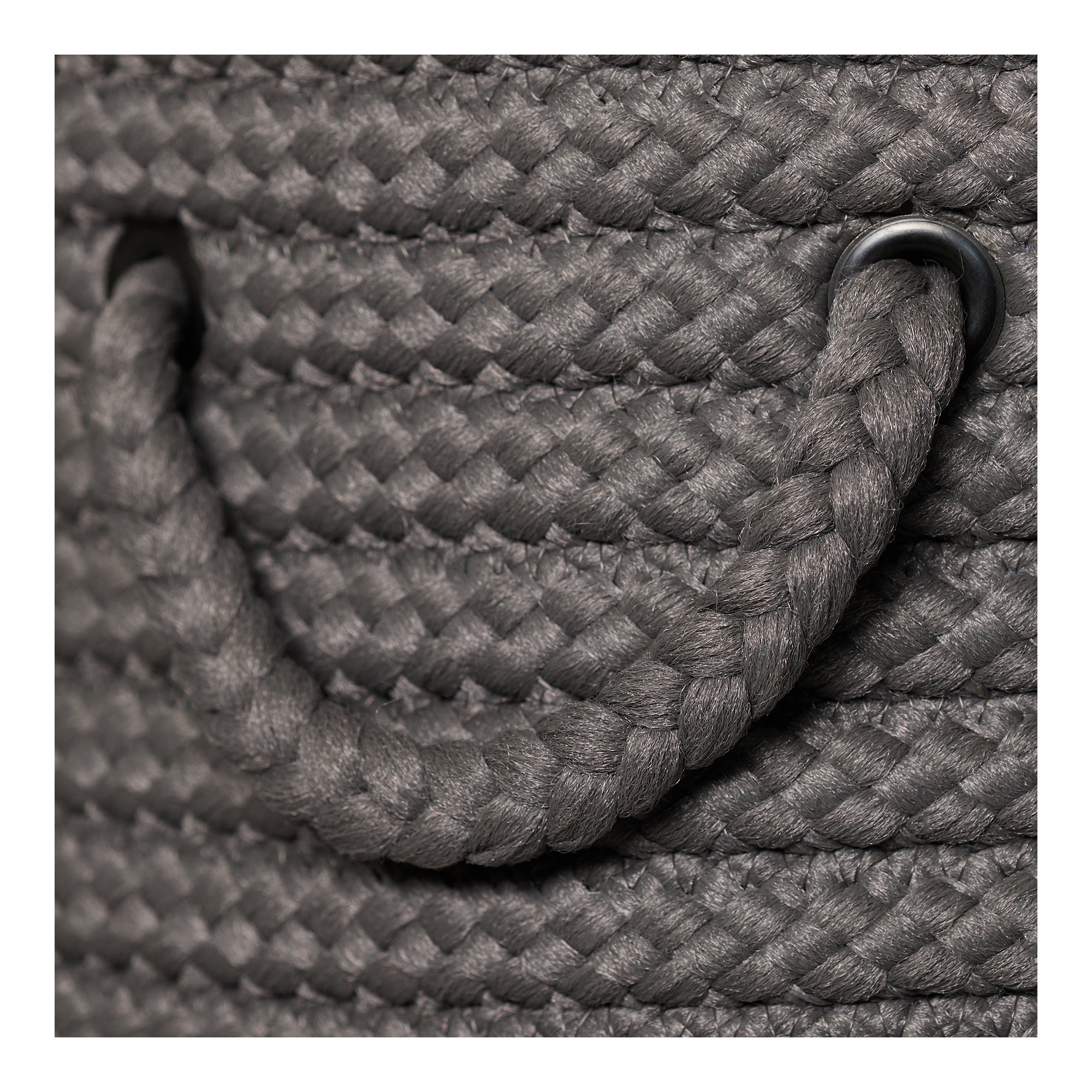 Manor Laundry Hamper, Small (24" H x 16" W x 16" D), Gray Textured
