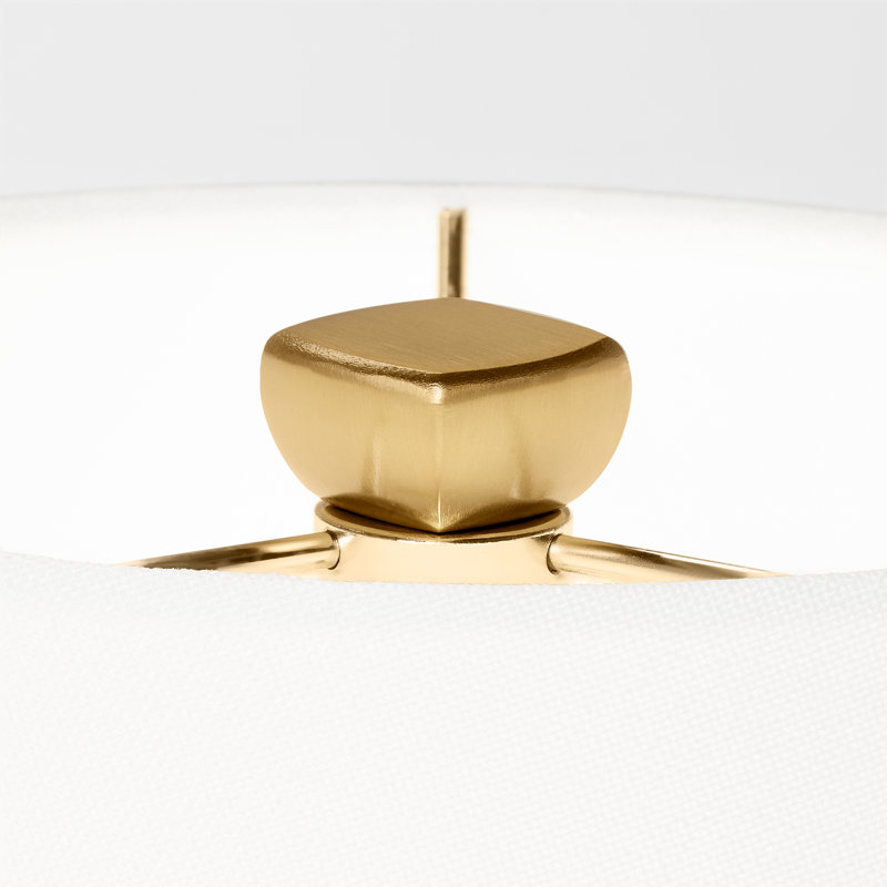 Ibinye Ceramic Table Lamp, Green, 28" H x 18" W x 18" D