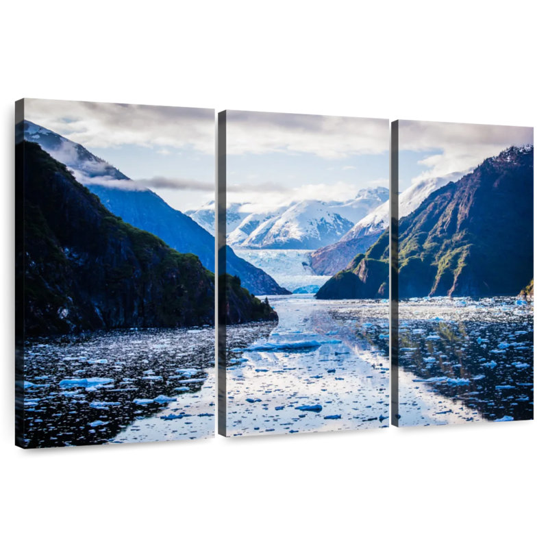 Sebbie Mendenhall Glacier In Juneau, 24" H x 38" W