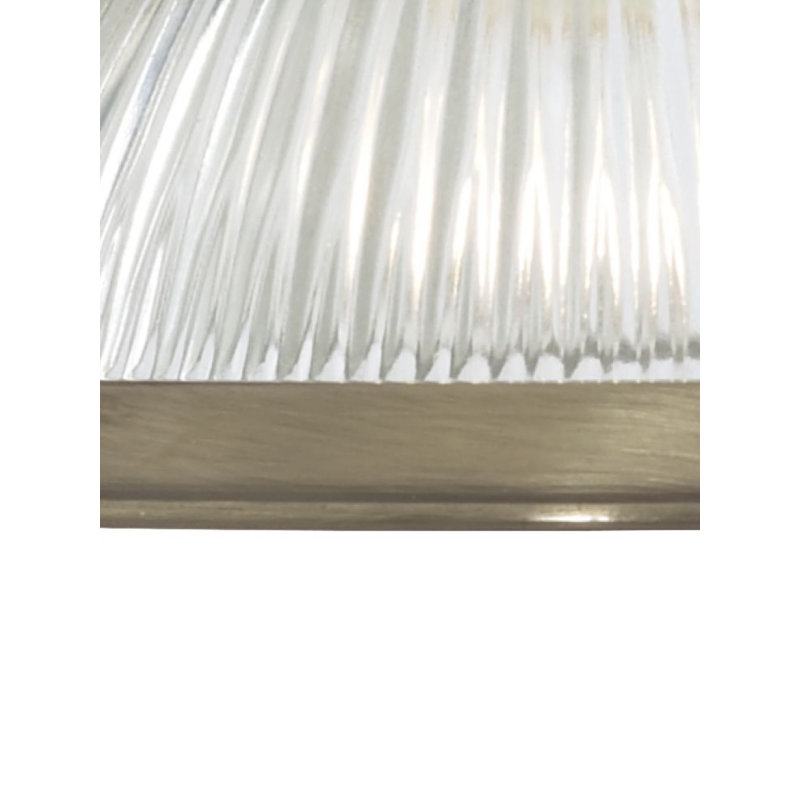 Lucile Armed Sconce, Antique Brass/Clear