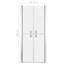 Tomlinson 1900mm H Folding / Bi-Fold Framed Shower Door with Frosted Glass-1931793450