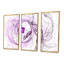 «Billowing Smoke Mauve», 3 pièces, cadre flottant, impression sur toile-813993395-813993407