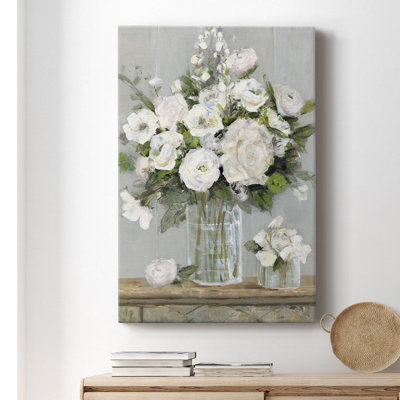 " Cottage Whites " Painting Print