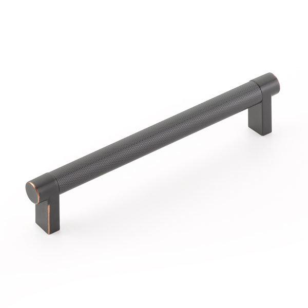 Select Brass Bar Pull, 6" Center to Center, Oil Rubbed Bronze