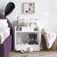 Daegyn 40cm H x 42cm W Particle Board Geometric Bookcase