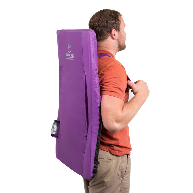 Folding Stadium Seat, Purple