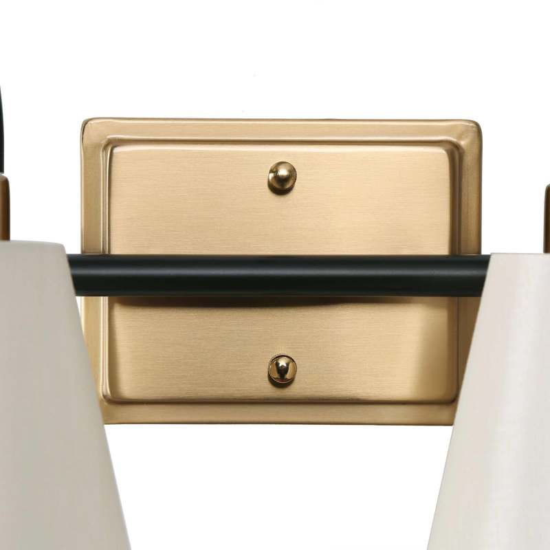 Luminaire de salle de bain à 2 lumières à intensité variable Lidia certifié ETL