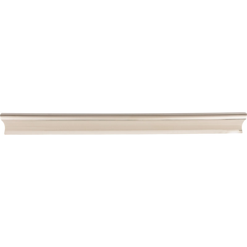 Glacier Finger pull, Polished Nickel, 9 15/16" Center to Center
