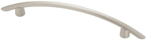 Poignée fine 3-3 / 4 po, Nickel satiné, 1 paquet