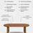 Arden Solid Walnut Wood Oval Coffee Table - Handcrafted Sculptural Arched Base Rectangular Cocktail Table-497109545