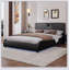 Lit plateforme luxueux en similicuir, tête de lit épaisse, Bluetooth, DEL RVB-1116331684-1116331686