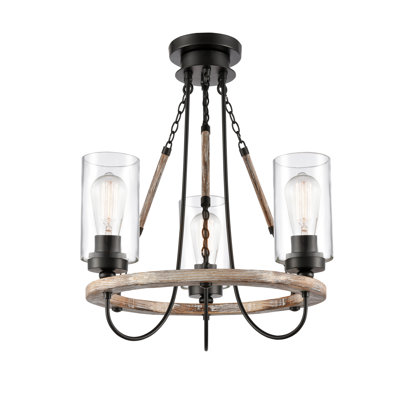 Lustre empire 3 lumières de style bougie Paladin