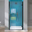 Porte de salle de bain pivotante sans cadre en verre trempé de 34 à 35 po x l 72 po x H 72 po-101257012-101257008