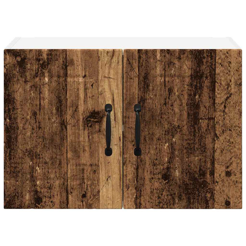 Vidaxl Kitchen Wall Cabinet Black 60 X 31 X 40 Cm Engineered Wood, Old Wood
