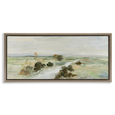  Valley Creek Landscape Floater Canvas Wall Art by Silvia Vassileva