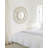 Round Metal Wall Mirror with Woven Detailing-1853537527