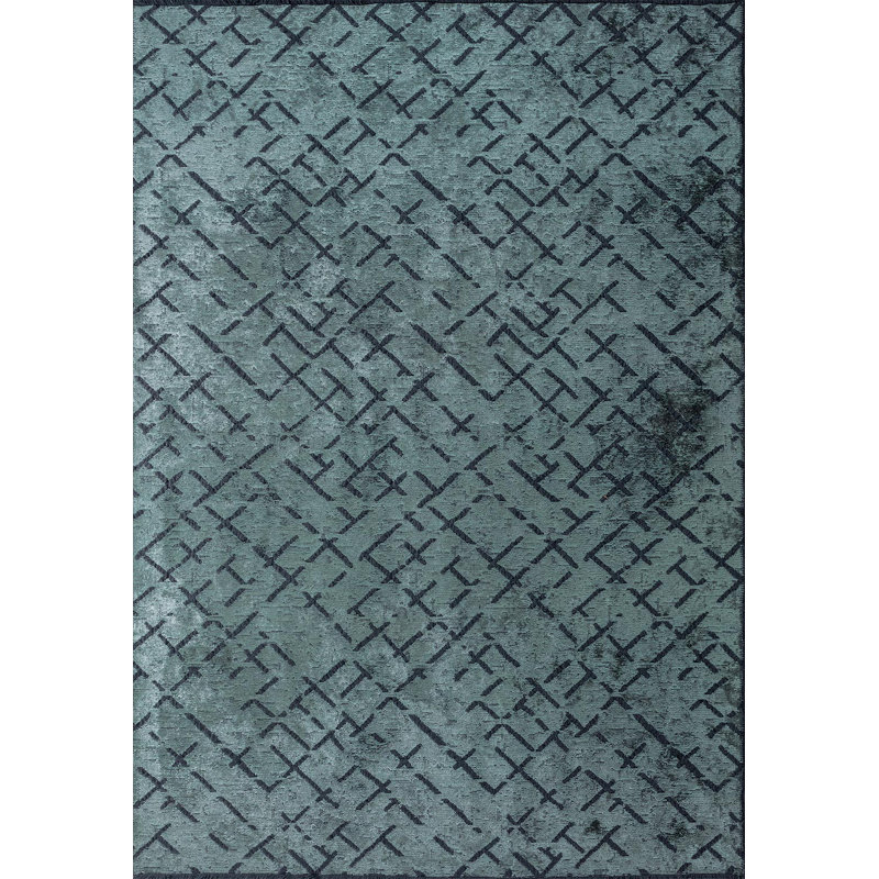 Rapture Abstract Area Rug, Rectangle 6'7" x 8'3"
