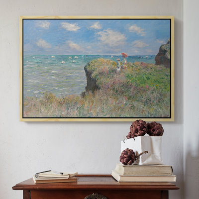 The Cliff Walk at Pourville, 1882 - Claude Monet, toile tendue avec châssis