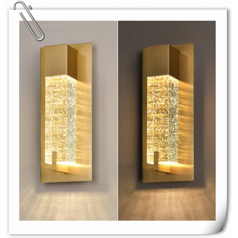 Adarah LED Wall Light, Gold