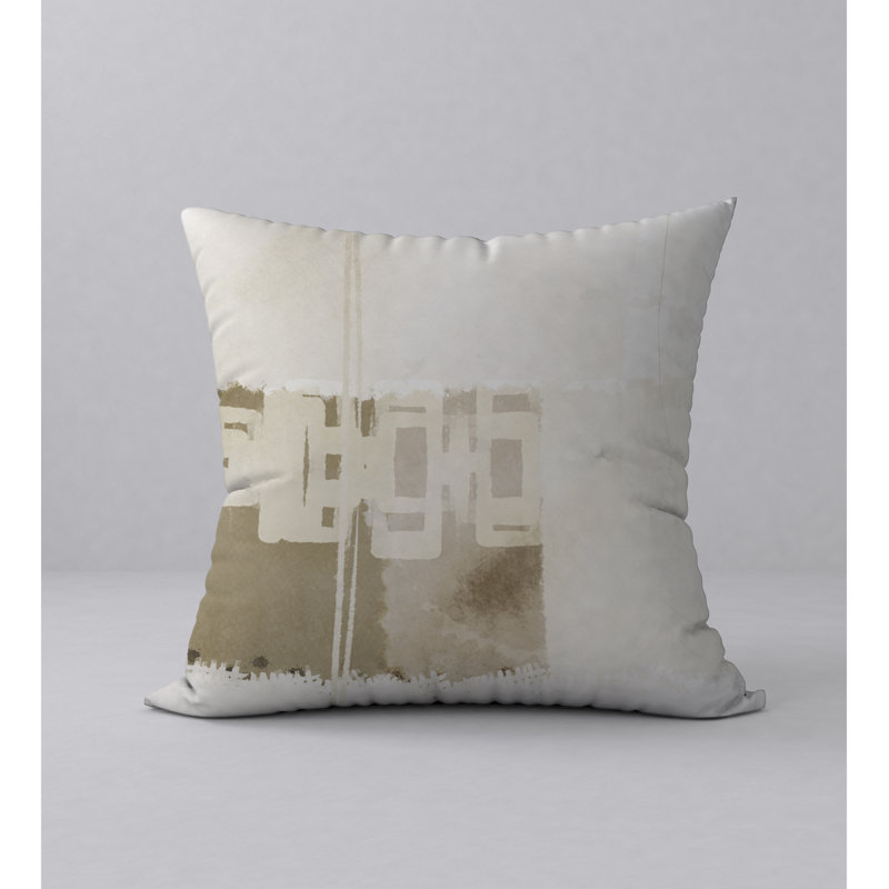Housse de coussin carrée décorative minuscule ACE, 18" x 18"