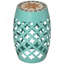 Table d'appoint ronde 12 "pour le patio, tabouret de pieds extérieur, table d'appoint en mosaïque de jardin, support pour plante