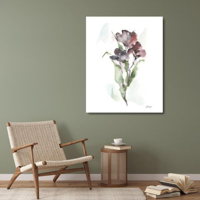 Red Barrel Studio® Harper, Ethan Gallery Wrapped Canvas Art Titled: Plum Bouquet II