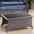  8-Piece Patio Furniture Set With Swivel Glider Chairs, 6-Inch Ultra-Plush Cushions & Water-Resistant Olefin Fabric-118850188