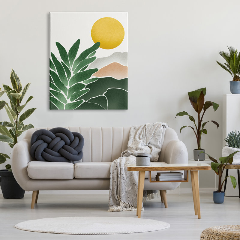 «Au-783», toile «Sunny Hills Botanical Nature Scene On Canvas» par Ziwei Li, impression, H 48 po x l 36 po x P 1,5 po