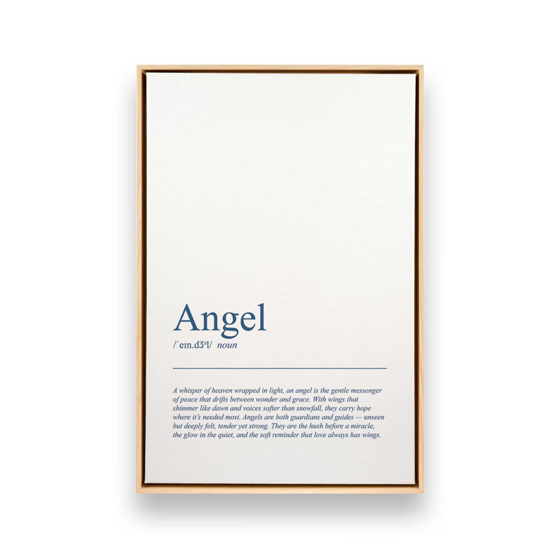 Reproduction d'art sur toile The Grace of Angels, H 18,75 po x l 12,75 po, Érable américain