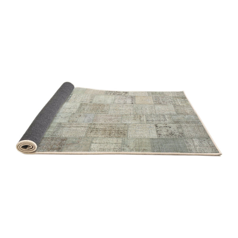 Tapis gris zone contemporaine, Rond 3 pi