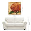 « vibrant antique hortensia », impression sur verre