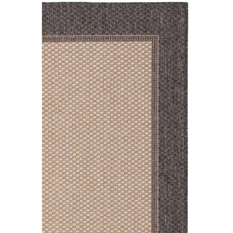 Martha Stewart Indoor Outdoor Performance Machine Washable Solid Colour Indoor/Outdoor Area Rug, Rectangle 5'3" x 7'6"