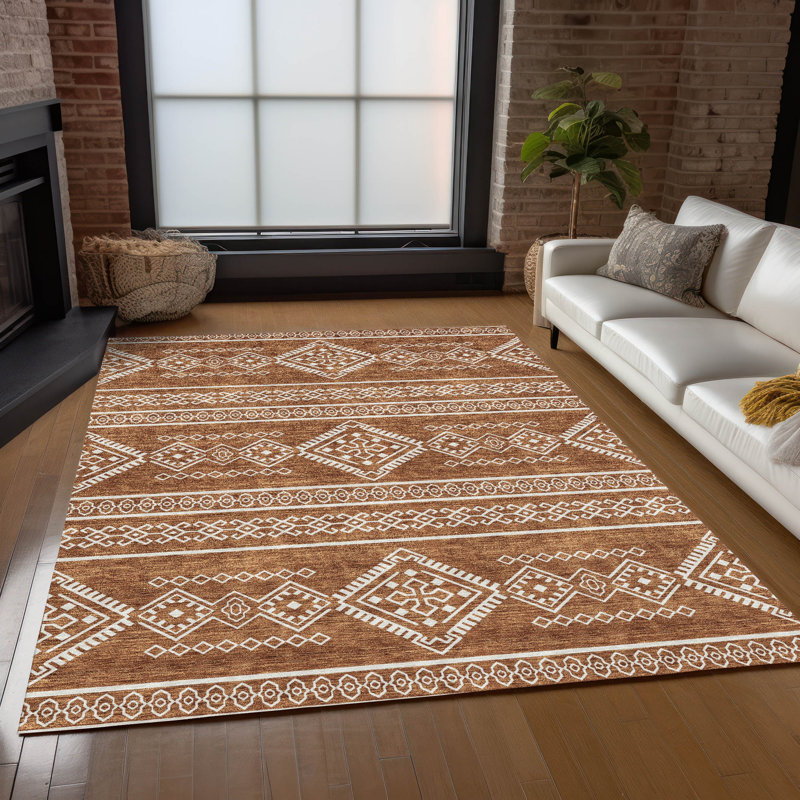 Tapis intérieur / extérieur Chaelynn, Rectangulaire 3 pi x 5 pi