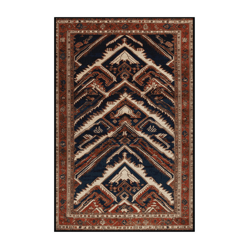 Tapis brun lavable à la machine