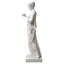 Statue de dame classique avec bol