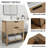 Rasharn 30.01'' Single Bathroom Vanity with Ceramic Top-1575624715-1575624716