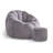 Compression 40"W Comfy Pumpkin Bean Bag Couch Sofa Chair,Modern Faux Fur Bean Bag Chair With Ottoman-1549339423