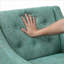 Chaise d'appoint rembourrée en tissu Sage Green