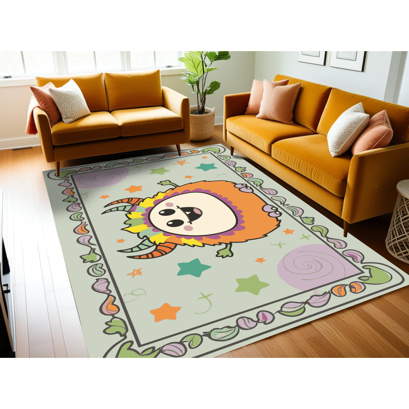 Tapis de Noël lavable The Holiday Aisle®, Tapis de couloir 2 pi x 4 pi