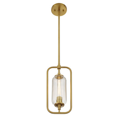 Holton 1-Light Mini-Pendant in Brass