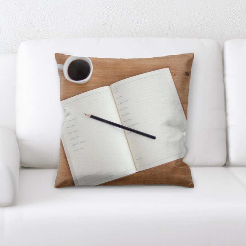 Microsuede Reversible Throw Pillow