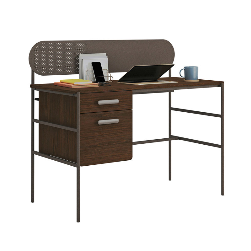 Bureau, finition brune