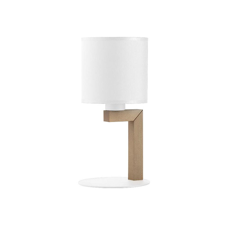 Avdija Metal Lamp, White/Wood, White