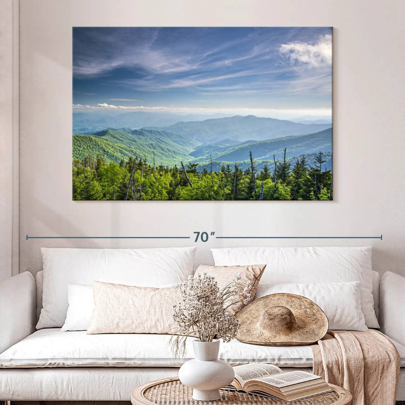 Alvord Clingmans Dome Mountainscape, 34" H x 51" W