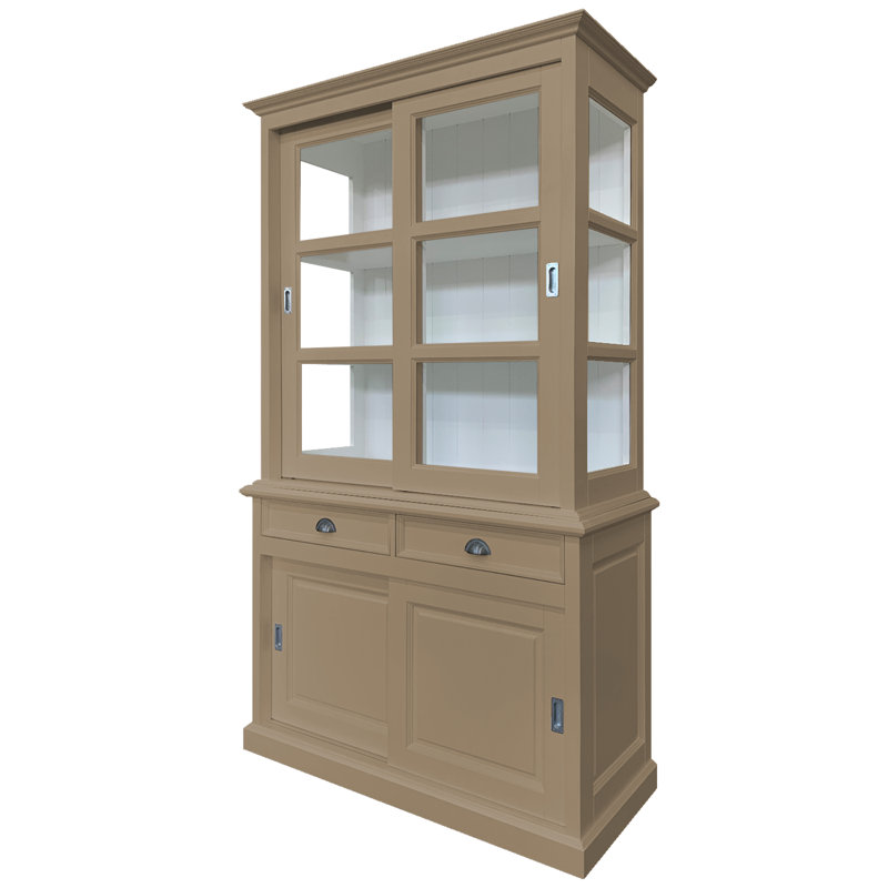 Babetta Display Cabinet, Grey Beige