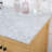 Pelaghia 60'' Single Bathroom Vanity with Carrara Marble Top-314200330