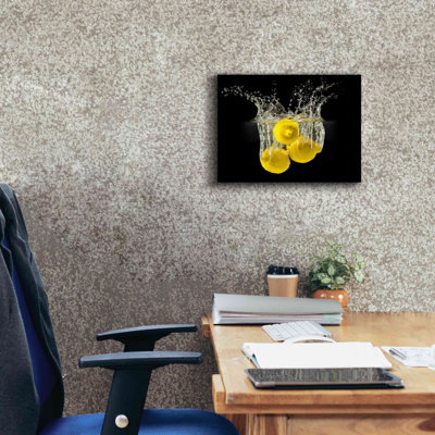 Latitude Run® «Lemon Splash» par Epic Portfolio, estampe numérique sur toile